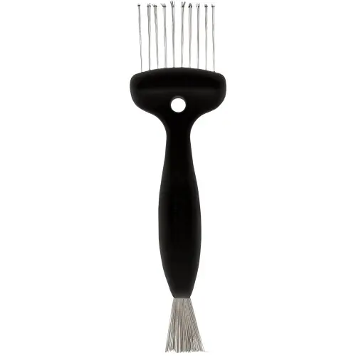 Markenprodukt Olivia Garden Bürstenreiniger aus recyceltem Kunststoff, schwarz