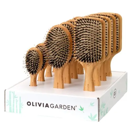 Olivia Garden Bamboo Touch Combo Entwirrungsbürsten, 12er Display Must-Have
