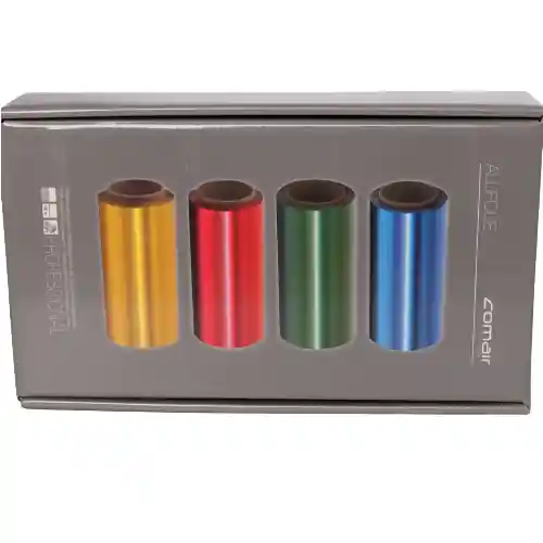 Knallerangebot Comair Alufolie 4 Rollen bunt 12cmx50m 25µ
