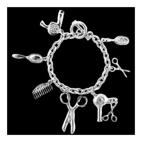 A&A Armband mit Anhänger Friseurutensilien Angebot