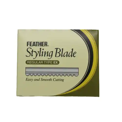 Bestpreis Rasiermesser Feather Ersatzklingen (10 Stück) gelb