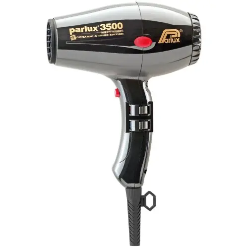 Parlux 3500 Super Compact Fön schwarz Ceramic+Ionic Sichere Zahlung