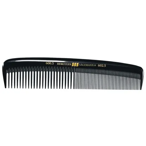 Hercules Sägemann Naturkautschukkamm 5" 600/602 Neue Ware