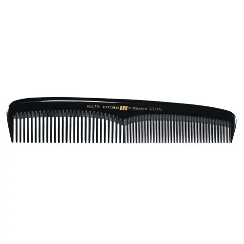 Hercules Sägemann Naturkautschukkamm 7 1/2" 603/330 Highlight