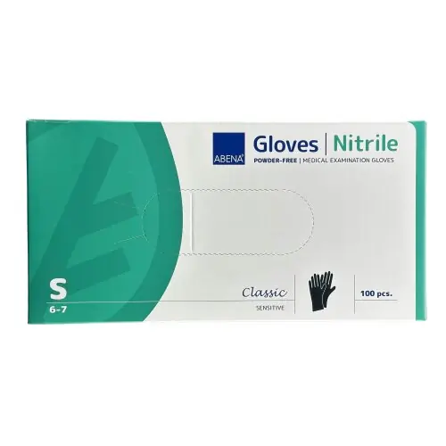 Beliebt Abena Black Nitrilhandschuhe, Puderfrei schwarz S - 100 Stk.