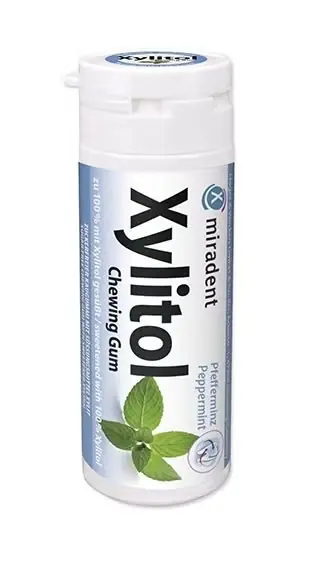 Markenprodukt Xylitol Zahnpflegekaugummi Pfefferminz