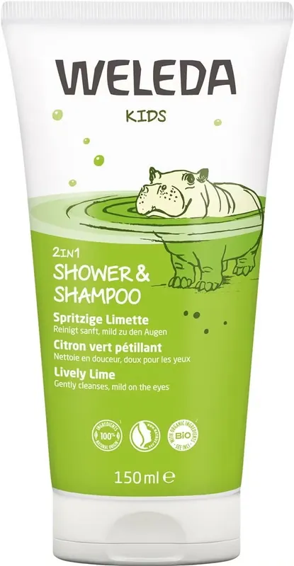 Zertifiziert KIDS 2in1 Shower & Shampoo spritzige Limette