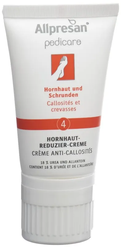 pedicare 4 Hornhautreduzier-Creme mit 18% Urea + Allantoin Finale Aktion