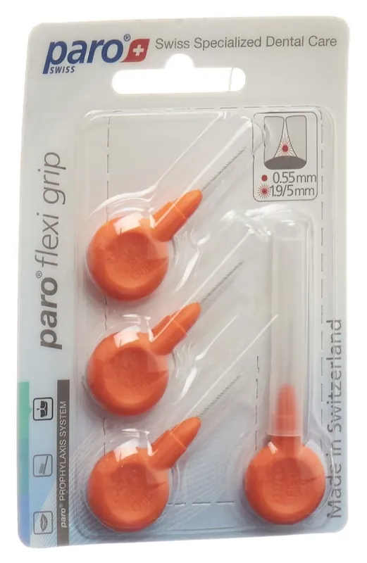 Abverkauf Flexi Grip 1.9/5mm x-fin orange konisch