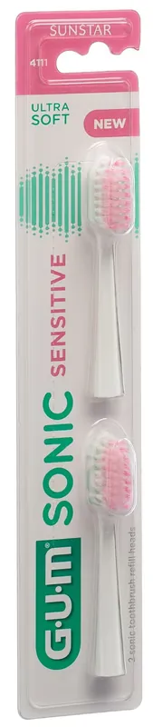 Neue Kollektion Sonic Sensitive Ersatzköpfe weiss