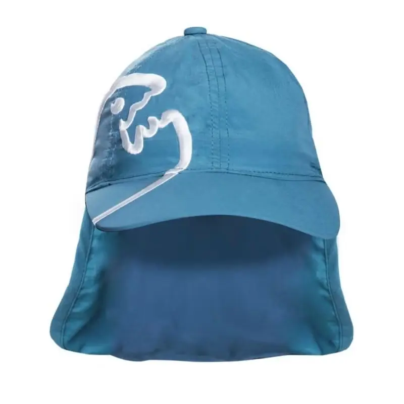 Preis Gesenkt UV Schutz Cap Bites mit Nackenschutz Kinder recycelt, blau
