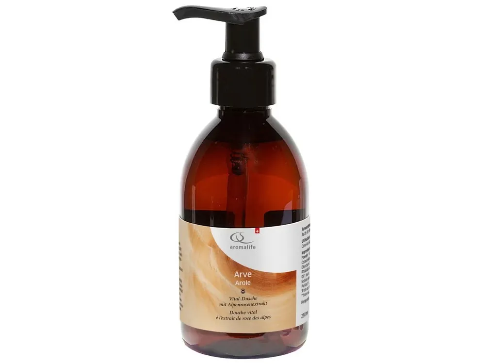 Neue Kollektion ARVE Vital-Dusche mit Alpenrosen-Extrakt