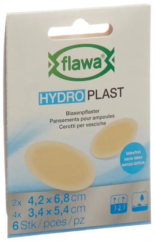 Hydro Plast Blasenpflaster 2 Grössen Zertifiziert