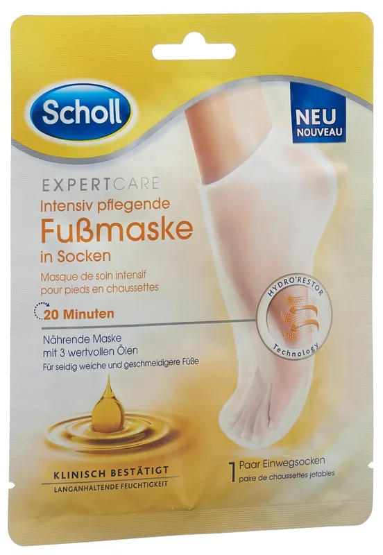Intensiv pflegende Fussmaske 3-fach Ölkomplex Super-Preis