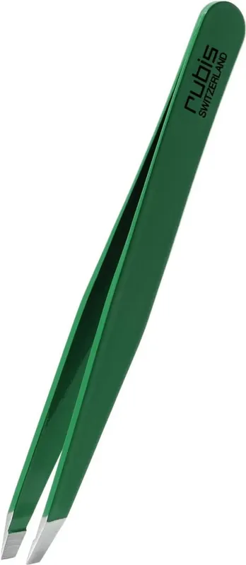 Angebot Pinzette schräg grün Inox