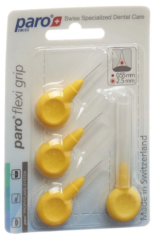 Flexi Grip 2.5 mm xx-fine gelb zylindrisch Zertifiziert