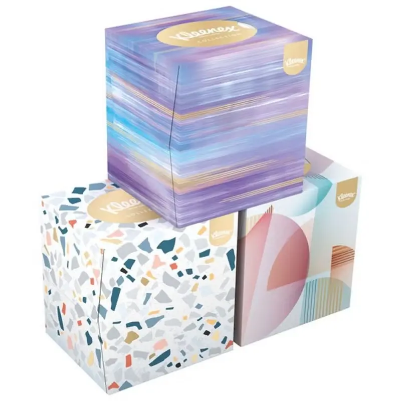 Collection Kosmetiktuch 20.7x20.4cm Würfelbox 3-lagig weiss 48 Tücher Neu