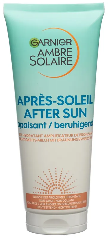 Ambre Solaire beruhigende After Sun sanft Bräunende Feuchtigkeits-Milch Beliebt