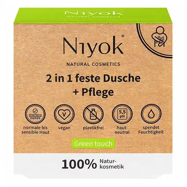 2 in 1 feste Dusche + Pflege - Green touch Wochenendangebot