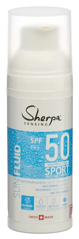 Sonnen Fluid SPF50 Sport Neuheit