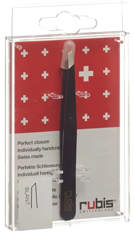 Pinzette schräg schwarz Inox Bestseller