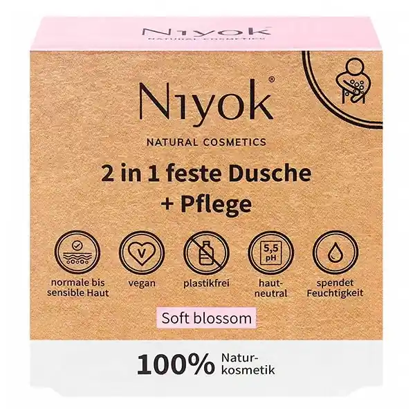 Neue Ware 2 in 1 feste Dusche + Pflege - Soft blossom