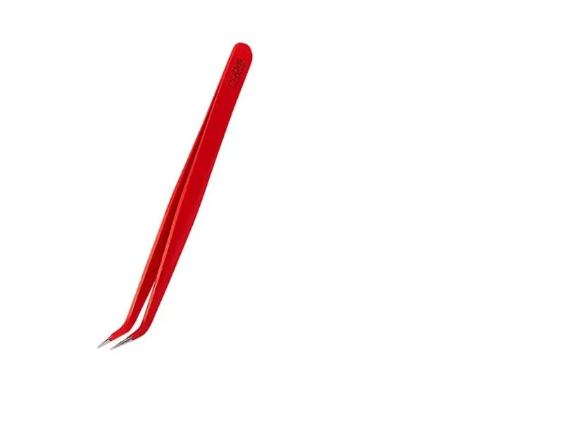 Wimpern Pinzette Volume Rush, rot Sonderangebot