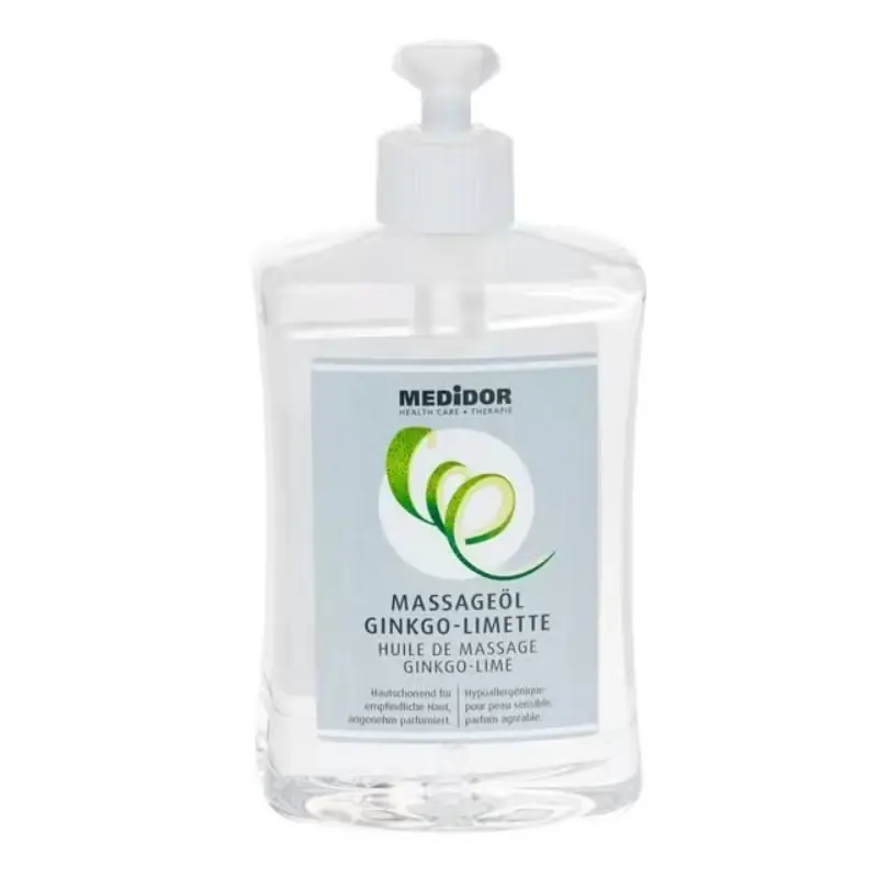 Massageöl Ginkgo-Limette mit Dosierspender Angebot