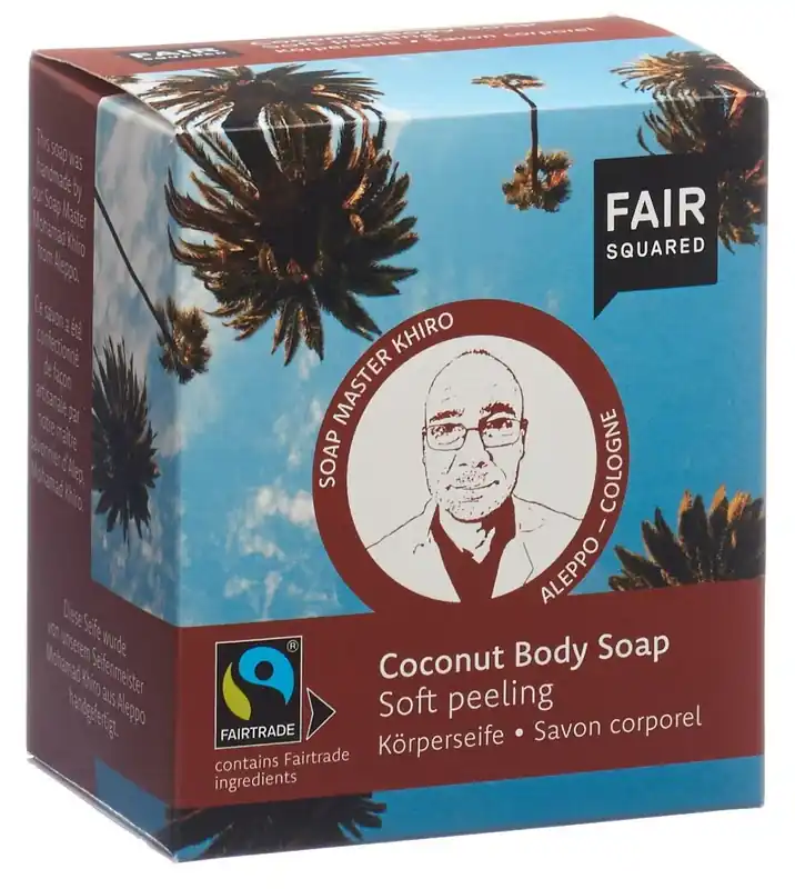 Rabatt Body Soap Coconut Soft Peeling 2 x 80 g