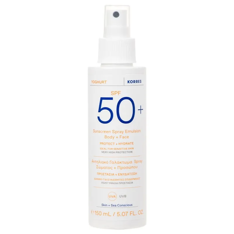 Yoghurt Sunscreen Spray Emulsion Body + Face SPF 50+ Neuheit