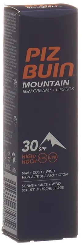 Angebot Mountain Combi SPF30 mit Lipstick SPF30
