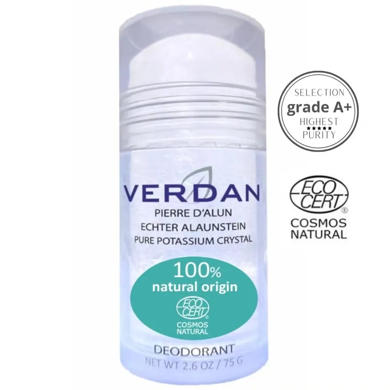 Alaunstein Grad A+ Marmor Deodorant Stick Mineral 100% natural origin Ecocert Begrenztes Angebot