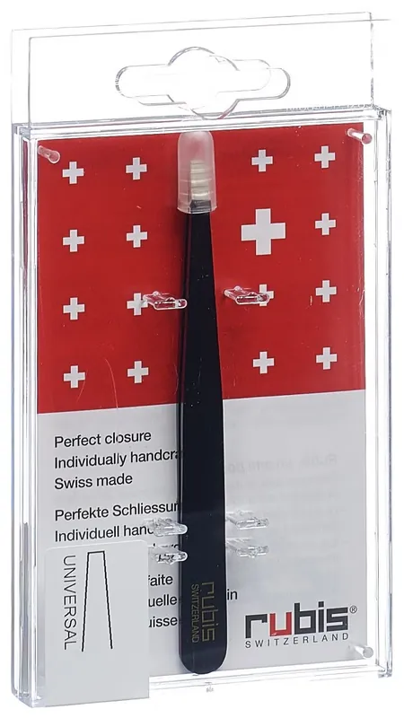 Pinzette gerade schwarz Inox Kracherpreis