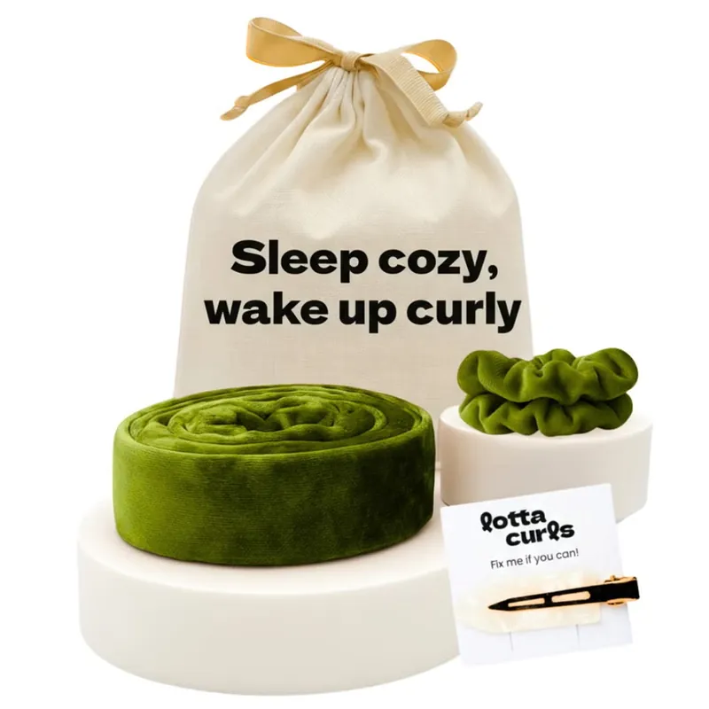 Letzte Chance Lockenband Set Noble Olive