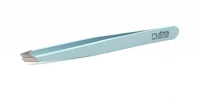 Pinzette schräg hellblau Inox Garantierte Lieferung