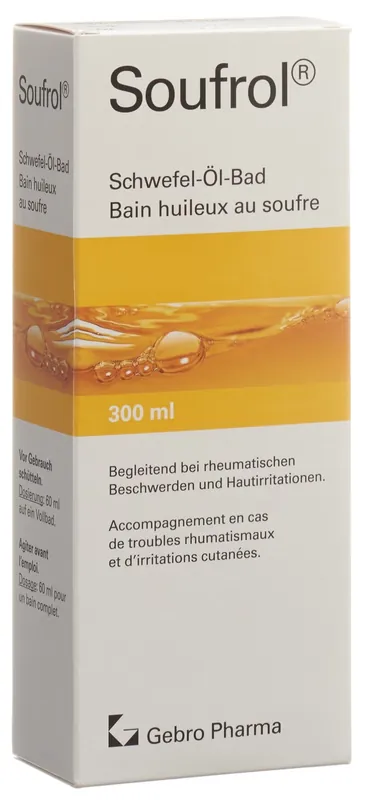 Markenware Schwefel-Öl-Bad