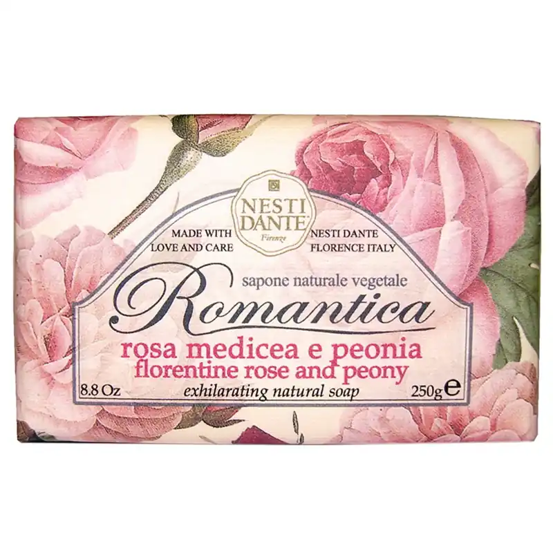 Solange Der Vorrat Reicht Romantica Natural Soap Florentine Rose & Peony
