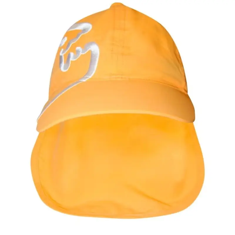 Beliebt UV Schutz Cap Bites mit Nackenschutz Kinder, orange