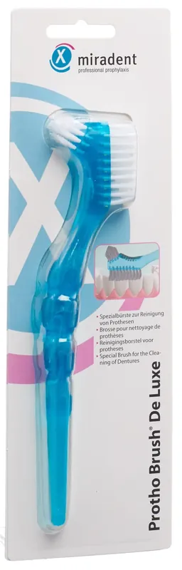 Sichere Zahlung Protho Brush De Luxe Prothesenzahnbürste blau