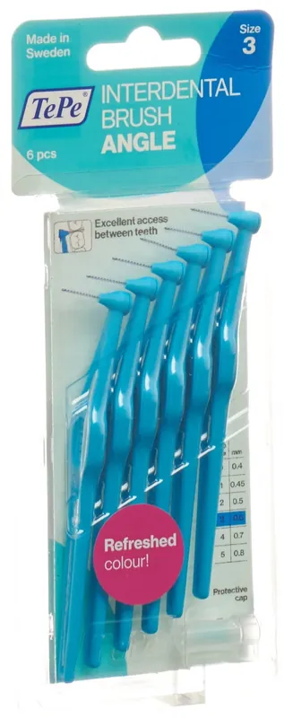 Angle Interdental-Brush 0.6 mm blau Billig