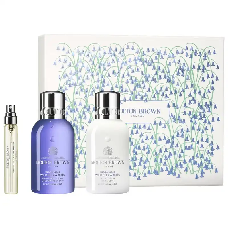 Bath Body - Bluebell & Wild Strawberry Travel Gift Set Neu