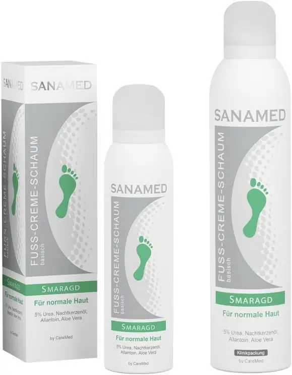 Fuss-Creme-Schaum Smaragd Heißes Angebot