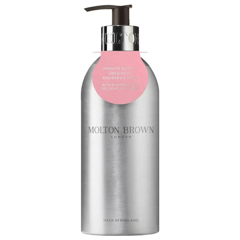 Bath Body - Delicious Rhubarb & Rose Infinite Bottle Bath & Shower Gel Heißes Angebot