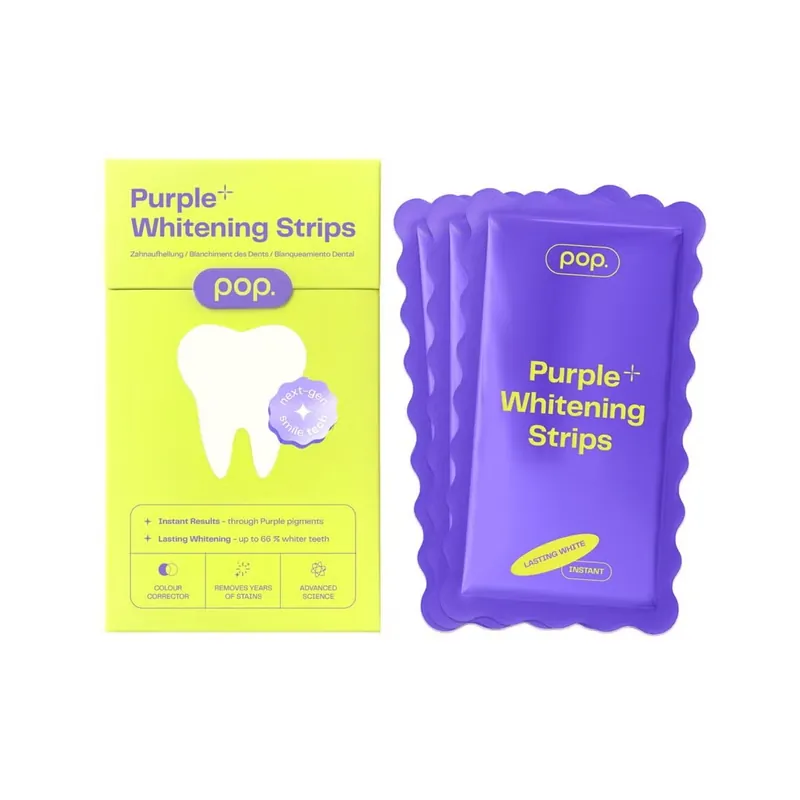 Purple Whitening Strips Markenprodukt