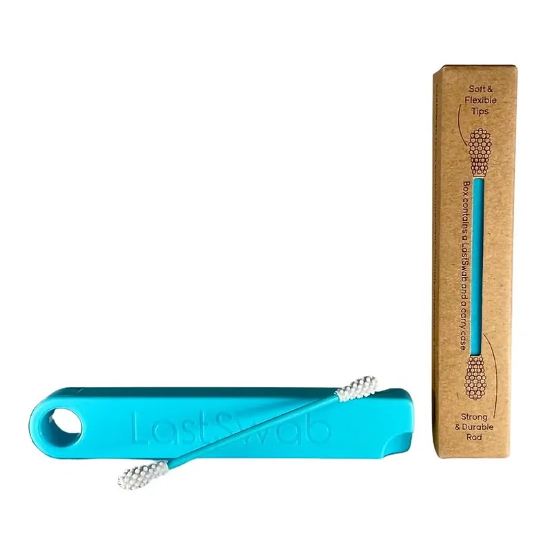 Must-Have Basic wiederverwendbares Wattestäbchen türkis