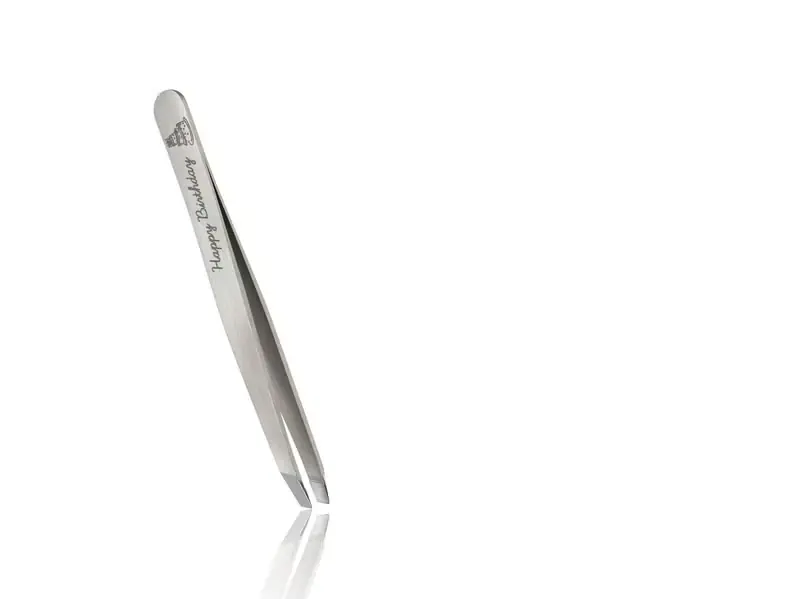 Pinzette schräg Inox Happy Birthday Bestseller