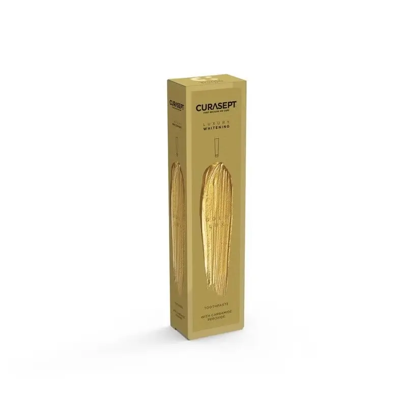 Neuheit GOLD LUXURY WHITENING TOOTHPASTE 75ML+TOOTHBRUSH