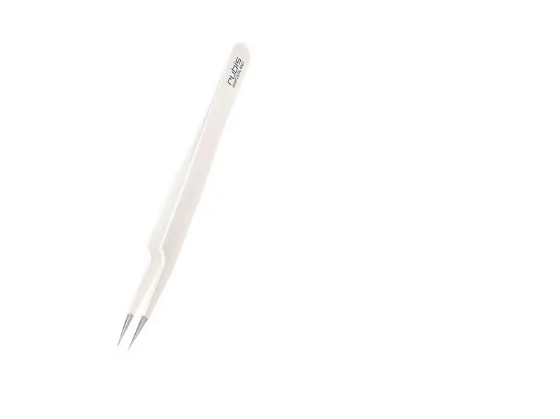 Wimpern Pinzette spitz, weiss Neu Im Sortiment