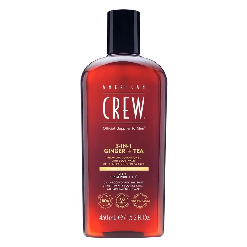 Echt Hair & Body Care - 3-in-1 Ginger & Tea Shampoo, Conditioner & Body Wash