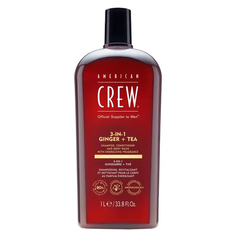 Neue Kollektion Hair & Body Care - 3-in-1 Ginger & Tea Shampoo, Conditioner & Body Wash